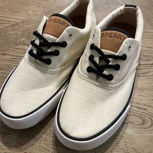 Sperry Striper Cvo Slub White Size 5.5